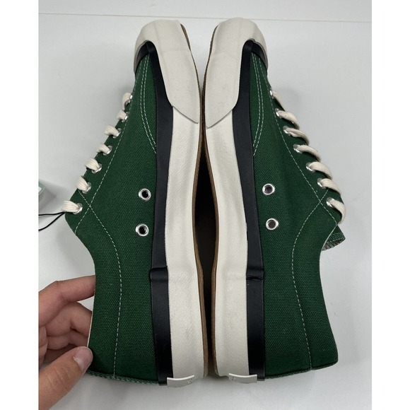 NWT Moonstar Lace Up Sneakers Size 8 Men's Green Rubber Sole - Picture 5 of 8